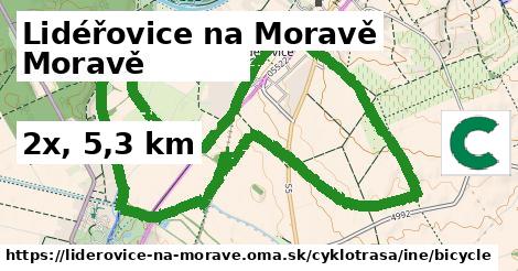 Lidéřovice na Moravě Cyklotrasy iná bicycle