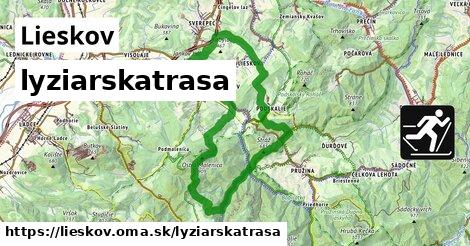 Lieskov Lyžiarske trasy  