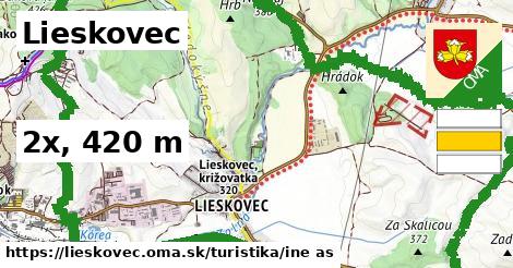 Lieskovec Turistické trasy iná 
