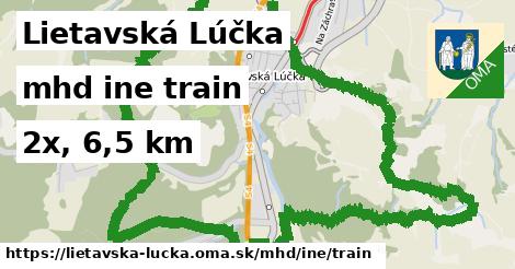Lietavská Lúčka Doprava iná train