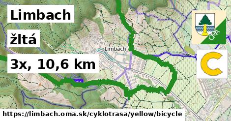 Limbach Cyklotrasy žltá bicycle