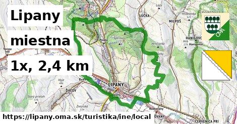 Lipany Turistické trasy iná miestna
