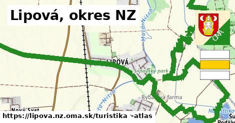 Lipová, okres NZ Turistické trasy  