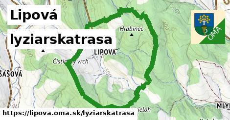 Lipová Lyžiarske trasy  