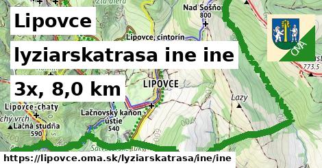 Lipovce Lyžiarske trasy iná iná