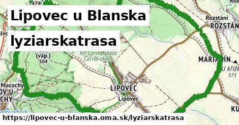 Lipovec u Blanska Lyžiarske trasy  