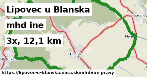 Lipovec u Blanska Doprava iná 