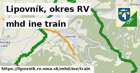 Lipovník, okres RV Doprava iná train