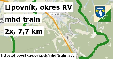 Lipovník, okres RV Doprava train 