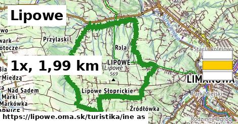 Lipowe Turistické trasy iná 