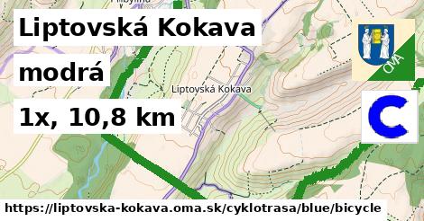 Liptovská Kokava Cyklotrasy modrá bicycle