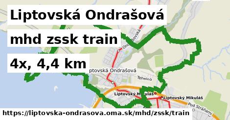 Liptovská Ondrašová Doprava zssk train