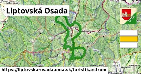 Liptovská Osada Turistické trasy strom 