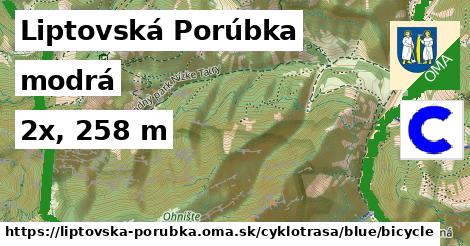 Liptovská Porúbka Cyklotrasy modrá bicycle