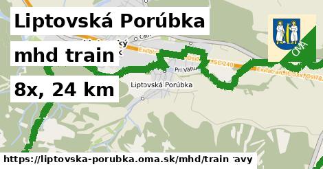 Liptovská Porúbka Doprava train 