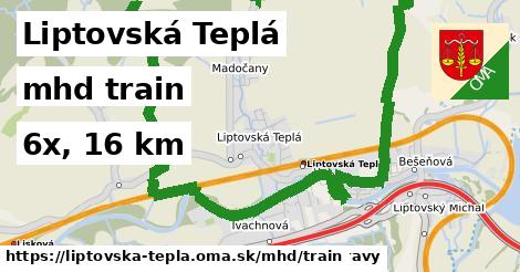 Liptovská Teplá Doprava train 