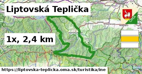 Liptovská Teplička Turistické trasy iná 