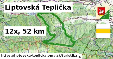 Liptovská Teplička Turistické trasy  