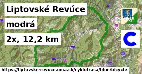 Liptovské Revúce Cyklotrasy modrá bicycle