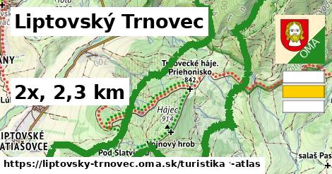 Liptovský Trnovec Turistické trasy  