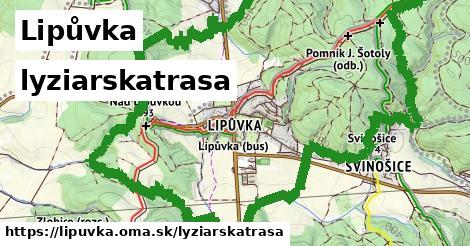 Lipůvka Lyžiarske trasy  
