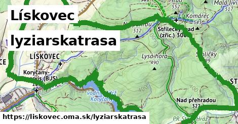Lískovec Lyžiarske trasy  