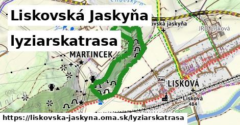 Liskovská Jaskyňa Lyžiarske trasy  