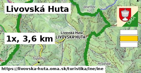 Livovská Huta Turistické trasy iná iná