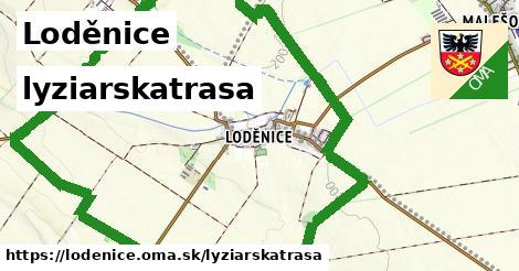 Loděnice Lyžiarske trasy  
