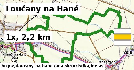 Loučany na Hané Turistické trasy iná 