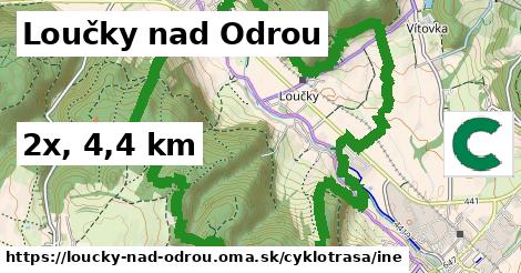 Loučky nad Odrou Cyklotrasy iná 