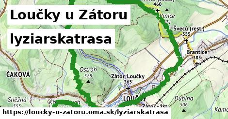 Loučky u Zátoru Lyžiarske trasy  