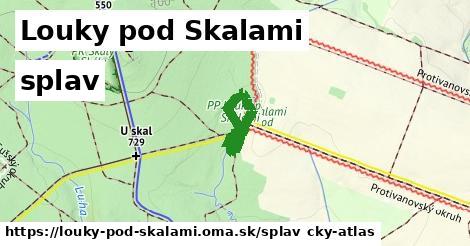 Louky pod Skalami Splav  