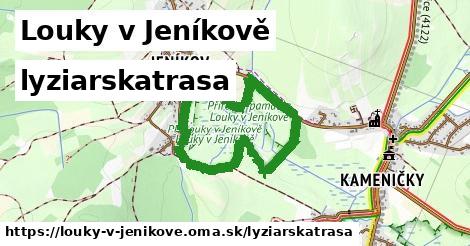 Louky v Jeníkově Lyžiarske trasy  