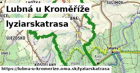 Lubná u Kroměříže Lyžiarske trasy  