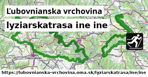 Ľubovnianska vrchovina Lyžiarske trasy iná iná