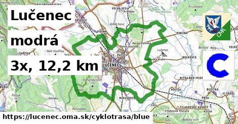 Lučenec Cyklotrasy modrá 