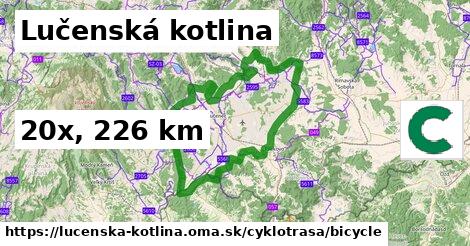 Lučenská kotlina Cyklotrasy bicycle 