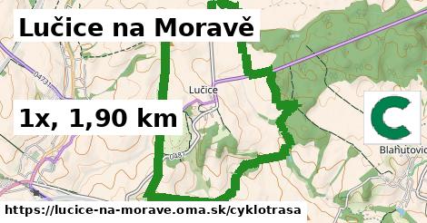 Lučice na Moravě Cyklotrasy  