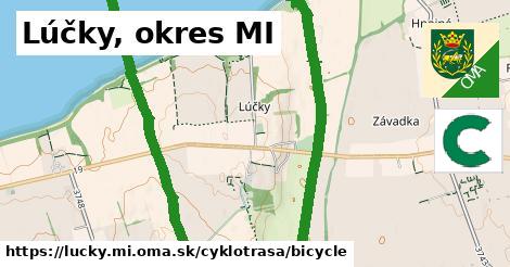 Lúčky, okres MI Cyklotrasy bicycle 