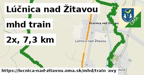 Lúčnica nad Žitavou Doprava train 
