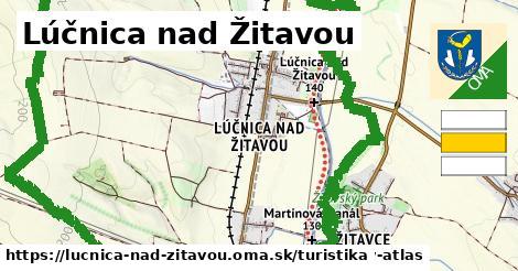 Lúčnica nad Žitavou Turistické trasy  