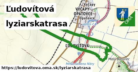 Ľudovítová Lyžiarske trasy  