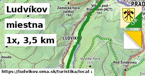 Ludvíkov Turistické trasy miestna 