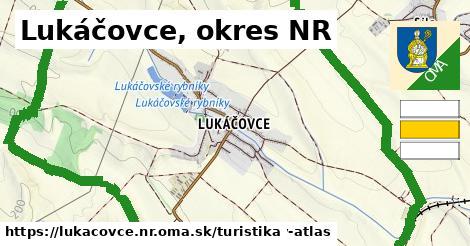 Lukáčovce, okres NR Turistické trasy  