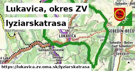 Lukavica, okres ZV Lyžiarske trasy  