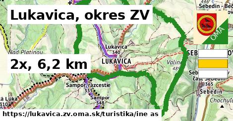 Lukavica, okres ZV Turistické trasy iná 