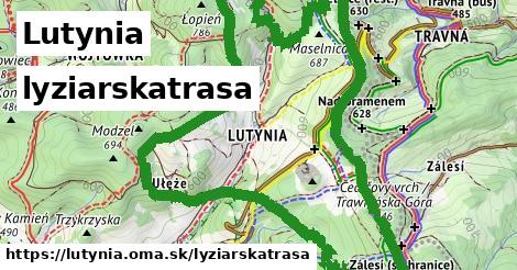 Lutynia Lyžiarske trasy  
