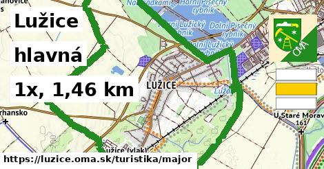Lužice Turistické trasy hlavná 