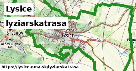 Lysice Lyžiarske trasy  